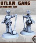 Outlaw Gang Expansion kit - HamsterFoundry - Print Minis