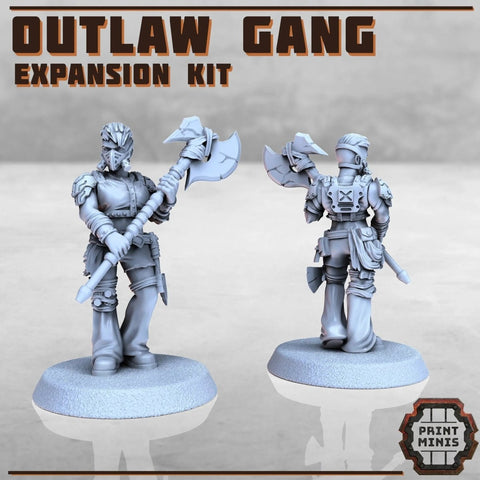 Outlaw Gang Expansion kit - HamsterFoundry - Print Minis