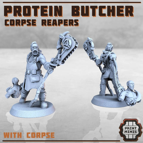 Protein Butcher - Corpse Reapers - HamsterFoundry - Print Minis