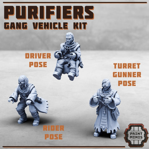 Purifiers Gang Vehicle Poses - HamsterFoundry - HamsterFoundry