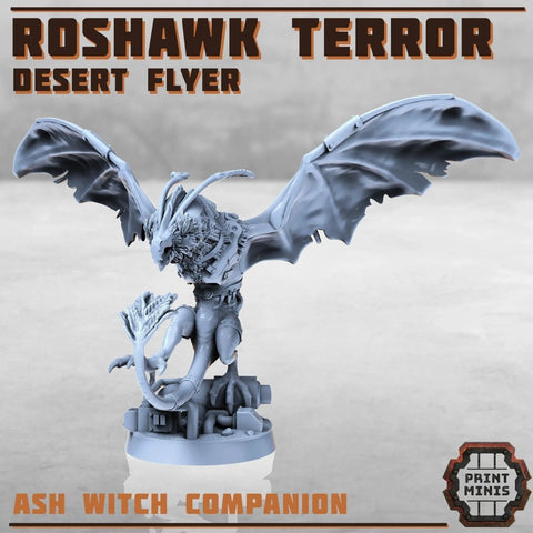 Roshawk Terror - Desert Flyer - HamsterFoundry - Print Minis