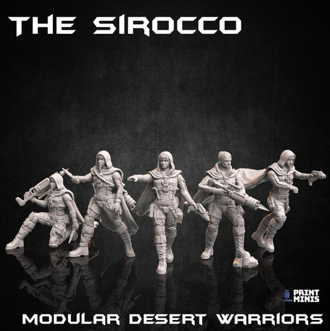 Sirocco Desert Warriors - HamsterFoundry - Print Minis