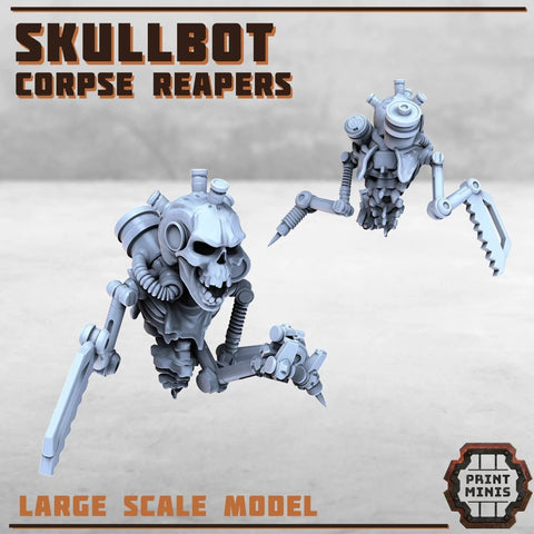 Skullbots | Corpse Reapers | Print Minis - HamsterFoundry - Print Minis