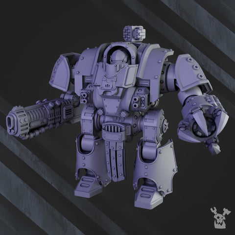 Space Knights Heavy Walker - HamsterFoundry - HamsterFoundry