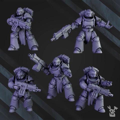 Space Knights Tactical Squad - HamsterFoundry - HamsterFoundry