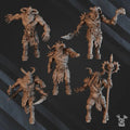 Tech Beasts - Rock Head Gang (set of 5) - HamsterFoundry - HamsterFoundry