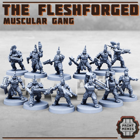 The Fleshforged - Muscular Gang - HamsterFoundry - HamsterFoundry