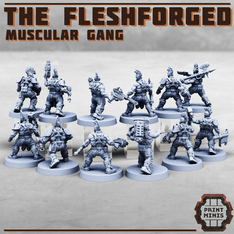 The Fleshforged - Muscular Gang - HamsterFoundry - HamsterFoundry