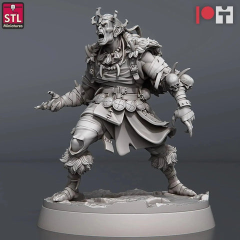 The Ghoul King - HamsterFoundry - STL Miniatures