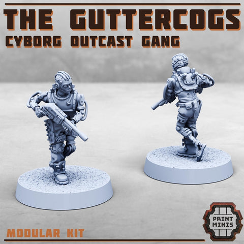 The Guttercogs - Cyborg Outcast Gang - HamsterFoundry - HamsterFoundry