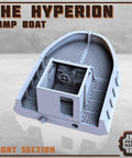 The Hyperion Boat | Underhive cruiser | 28mm Boat - HamsterFoundry - Print Minis