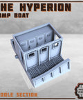 The Hyperion Boat | Underhive cruiser | 28mm Boat - HamsterFoundry - Print Minis