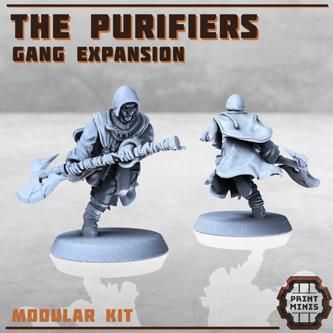 The Purifers - Gang Expansion - HamsterFoundry - Print Minis