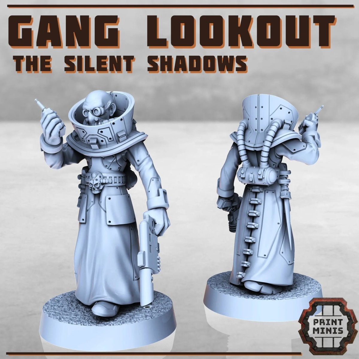 The Silent Shadows - Gang Lookout - HamsterFoundry - Print Minis