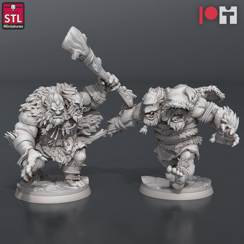 Two Headed Trolls Set - HamsterFoundry - HamsterFoundry