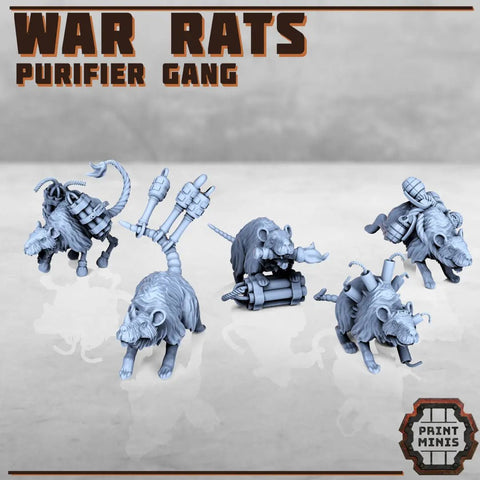 War Rats - Purifier Gang - HamsterFoundry - Print Minis