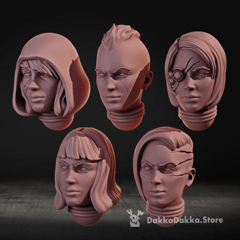 War Sisters - Extra Heads - HamsterFoundry - DakkaDakka