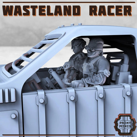 Wasteland Racer - Gertude | Gaslands | Print Minis - HamsterFoundry - Print Minis